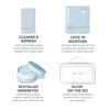 image:imageNuFACE Ultimate Glow Skincare Kit  Limited Edition Set with Hydrogel Power Mask Under Eye Patches PrepNGlow Facial Wipes amp Luxe Bag  Hydrating Skincare to Prep for Microcurrent 4ct